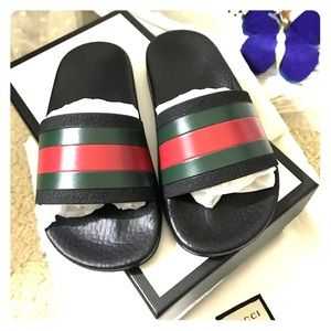 Boys Authentic Gucci Slides *brand new* sz 10